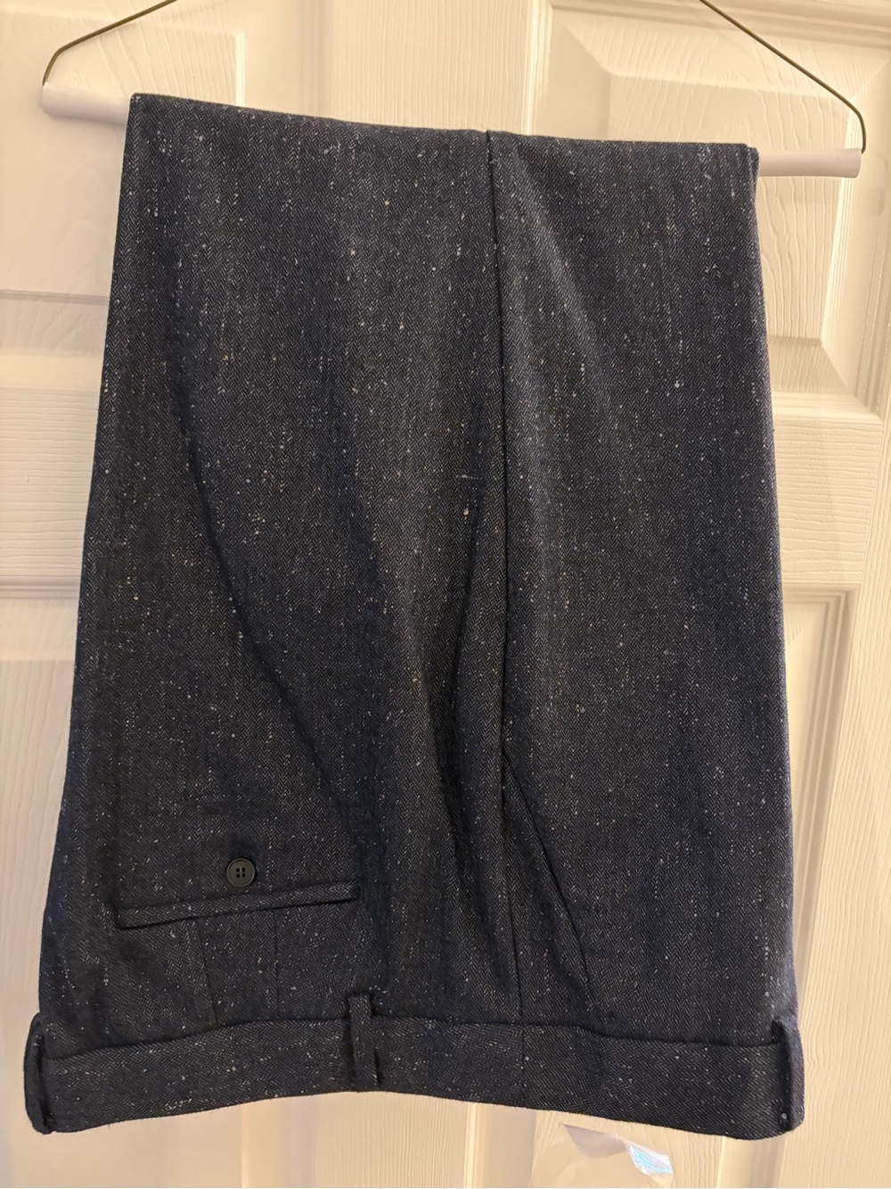 Women’s Navy Tweed Slacks